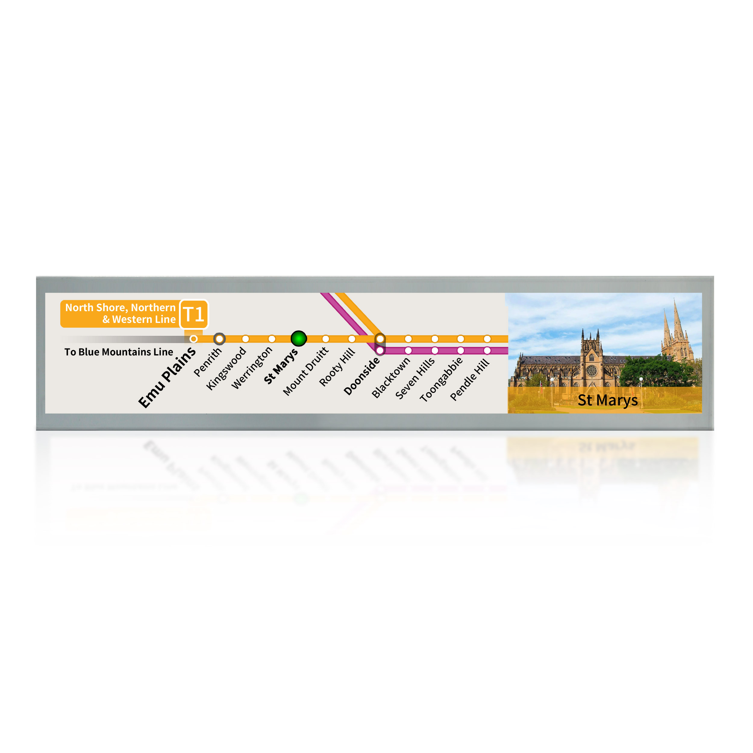 Stretched LCD Display in Traffic Applications