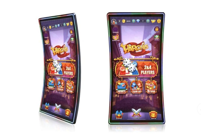 Features of Curved Screen Display Technology for Slot Machines