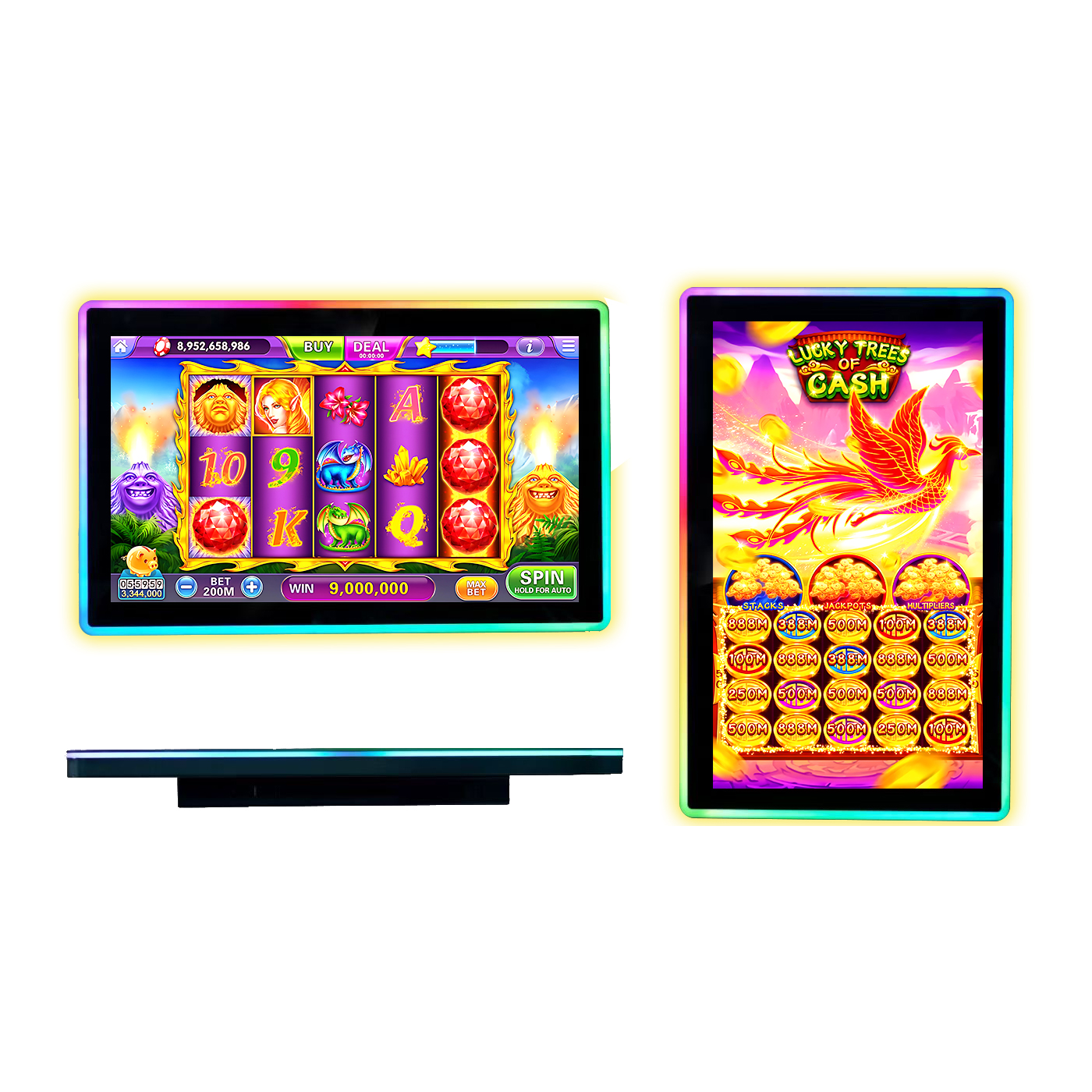 23.6 Inch 1080P LCD Display Casino Flat Touch Screen Slot Machine Monitor