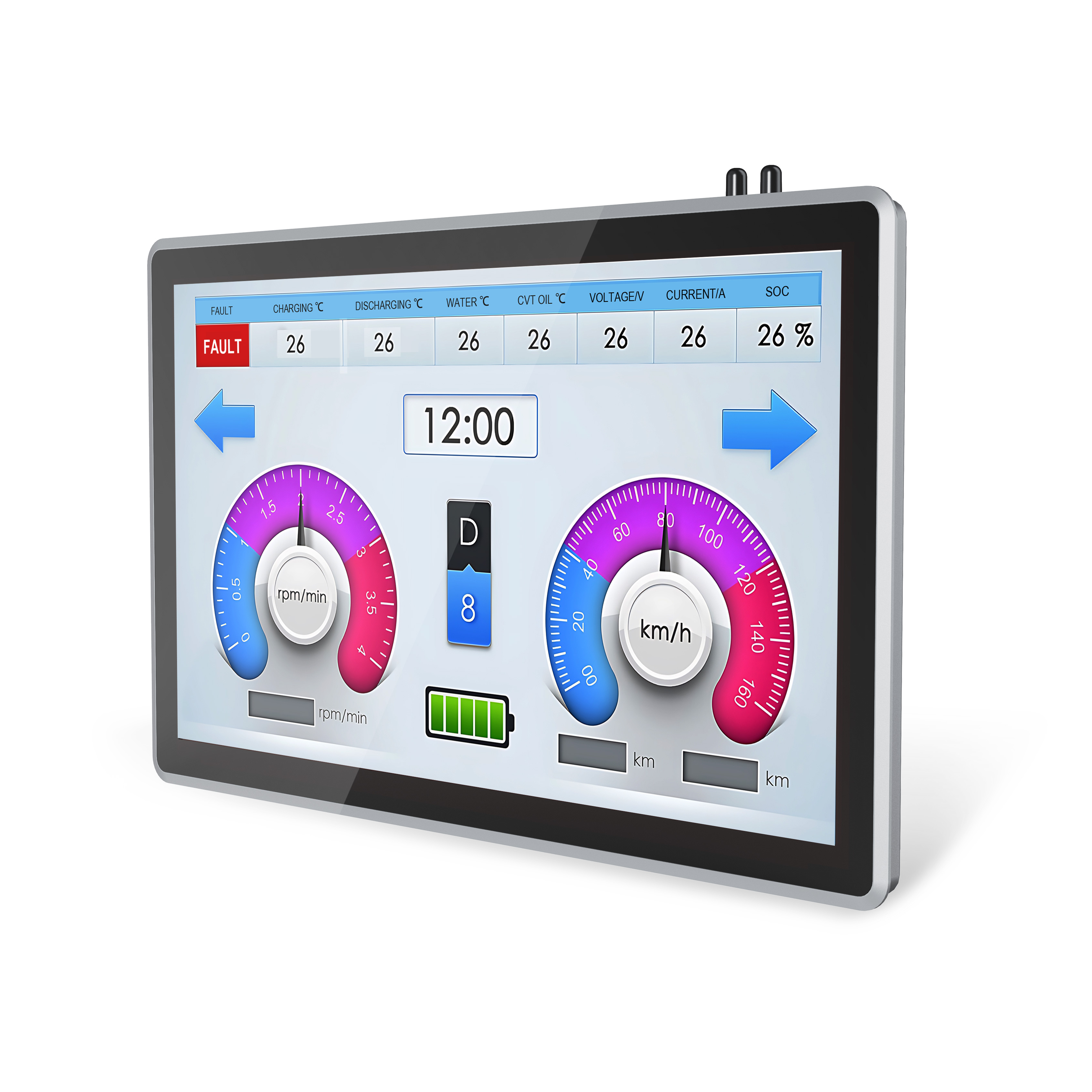 10.1inch 1280*800 IPS Embedded Touch Screen LCD Mount Industrial Monitor