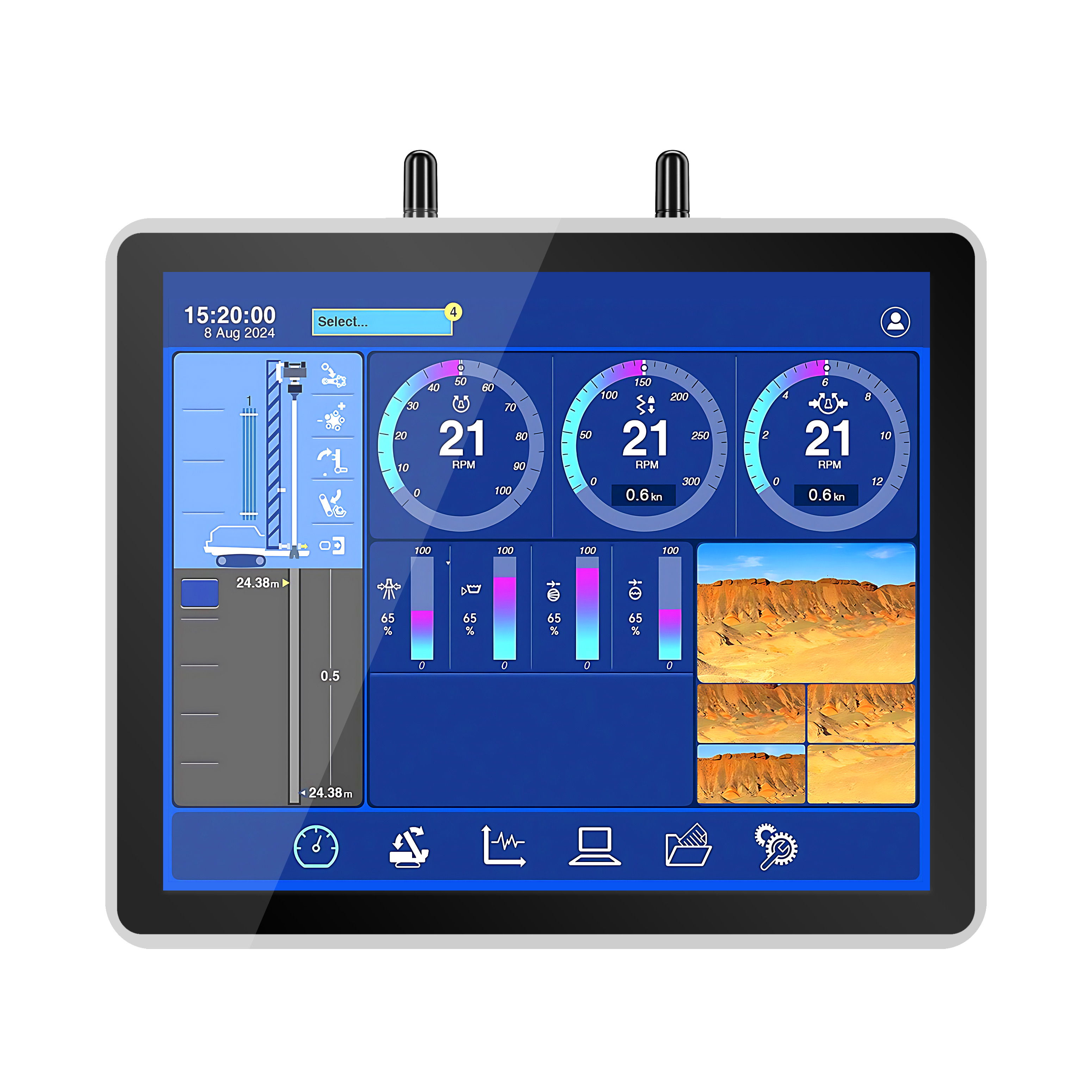17" Panel 1280*1024 Mount Touch Screen Monitor Industrial