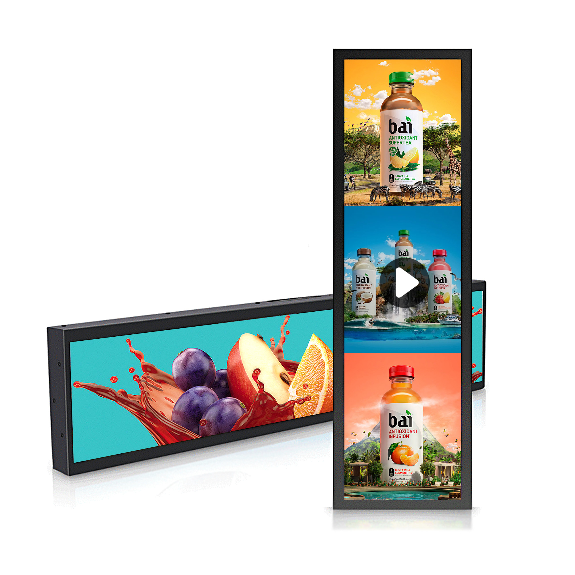 What are the special requirements for outdoor LCD displays?
