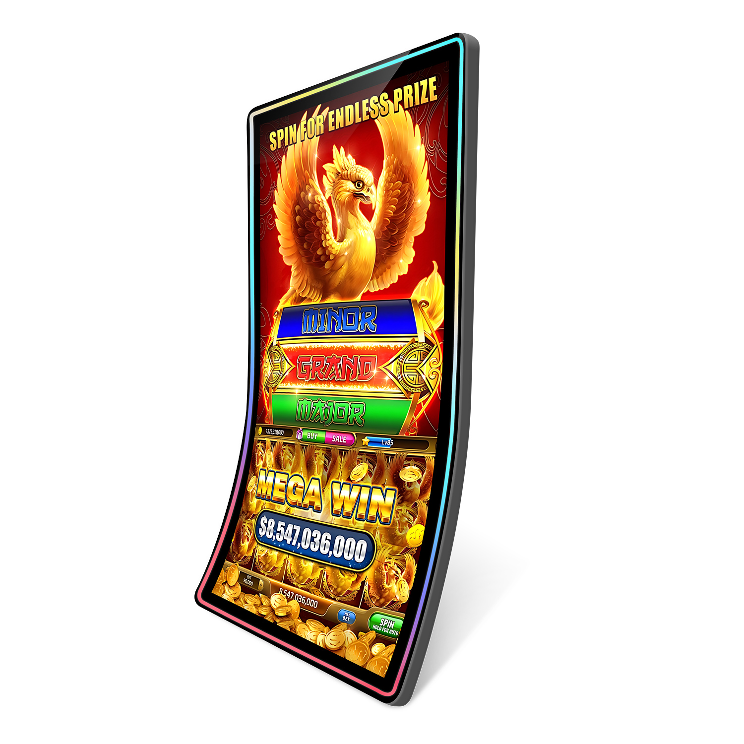 The application scope of curved LCD displays